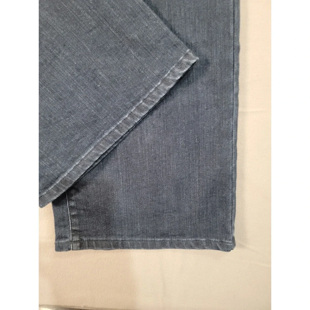Pure Energy Straight Leg Jeans Womens 20W Dark Wash Blue 100% Cotton Denim